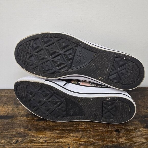 CONVERSE All Star Floral Yellow OX Low Canvas Sneakers Women’s Shoes Size 8.5 - Picture 7 of 9